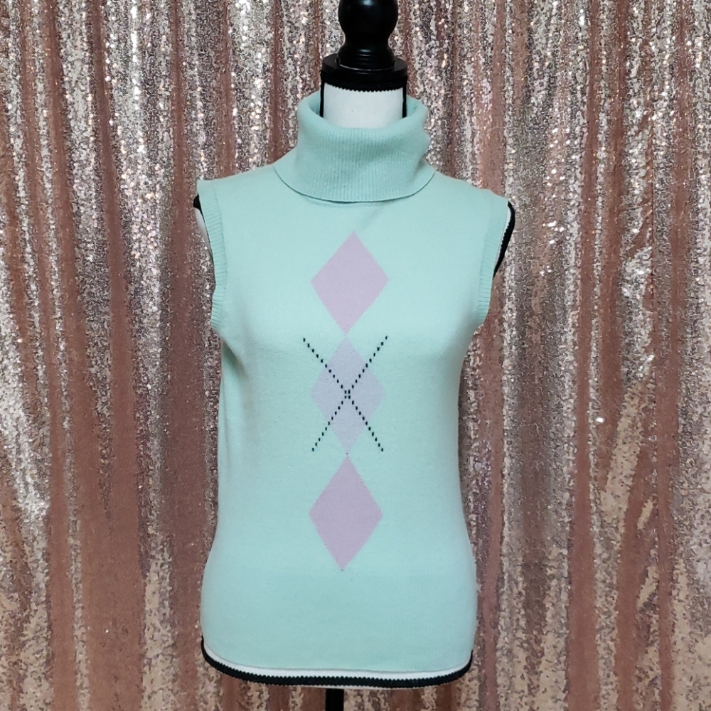 Bebe Sleeveless Turtleneck